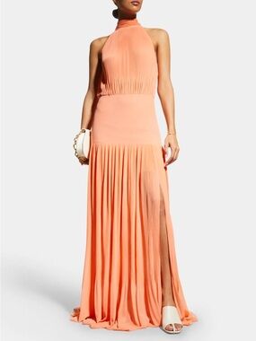 NWT Veronica Beard Lilliana Maxi Dress in Coral Size 14